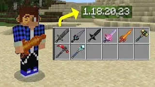 МОД НА НОВЫЕ МЕЧИ, КЕРКУ, МОЛОТ, УЖЕ В MINECRAFT PE 1.18.20.23.