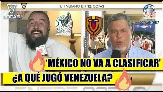 ÁLVARO vs RICHARD MÉNDEZ. SALTARON CHISPAS entre ambos por derrota MÉXICO vs VENEZUELA | Entre Copas