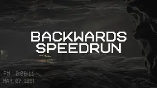 Cave System Backwards Speedrun - Escape the Backrooms