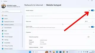 How to Turn on Windows 11 Mobile Hotspot