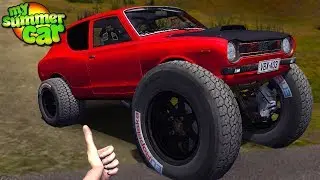 ULTIMATE DRAG CAR (uncontrollable) - My Summer Car