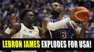 Team USA vs South Sudan Full Game Highlights Olympic Basketball (Lebron James 23pts!)