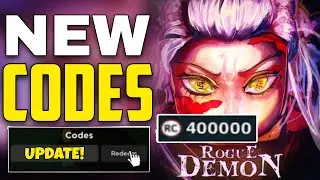 *NEW* ALL WORKING CODES FOR ROGUE DEMON IN 2024! ROBLOX ROGUE DEMON CODES