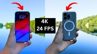 iPhone 15 Pro Front Camera vs Back Cameras 4K Video Comparison