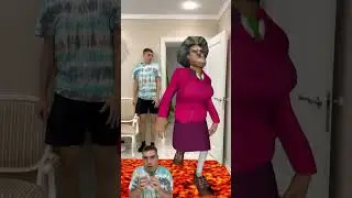 My reaction to the floor is lava 