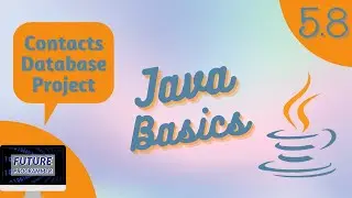 Contacts Database Project - Java Basics 5.8