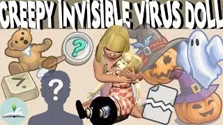 Creepy Invisible Virus Doll: Girl Doll Dressed | Halloween Special | The Sims Lore