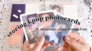 🌷storing kpop photocards 10 | mini binders edition