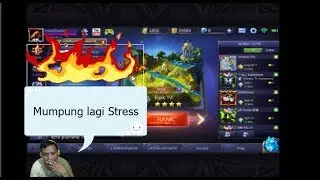 Stress Bintang ilang banyak (ngopi+udud sek) : Live Mobile Legends