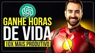 Faça 4 HORAS em 4 MINUTOS - 11 MELHORES PROMPTS de PRODUTIVIDADE (Fiquei impressionado)