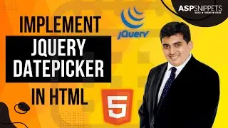 Implement jQuery DatePicker in HTML