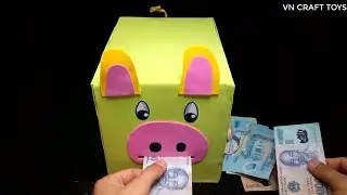 Handmade:How to make a Smart Piggy Bank from cardboard