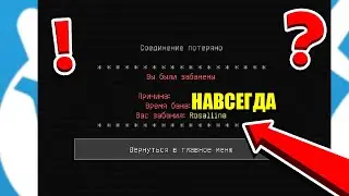 МЕНЯ ЗАБАНИЛИ НАВСЕГДА НА ВАЙМВОРЛД БЕЗ ВОЗМОЖНОСТИ РАЗБАНА?! VIMEWORLD БАНИТ НАВСЕГДА МАЙНКРАФТ