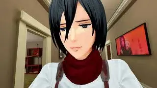 Mikasa hears Eren doing What... (AOT VR)