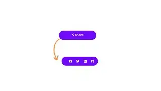 How to make a share button html Awesome button effect CSS |Animated Share Button Using Only HTML CSS