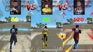 ALOK VS KELLY VS TATSUYA RUNNING TEST....