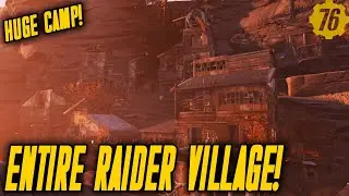 Fallout 76 Player Built an ENTIRE RAIDER SETTLEMENT!