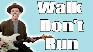 Ventures Walk Don't Run Guitar Lesson + Tutorial | Part 2 | Solo Lesson