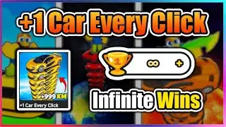 [🏆OP] +1 Car Every Click Script - Infinite Wins