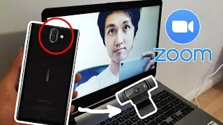 How to use your Phone's Camera as a Webcam for Zoom (Android)