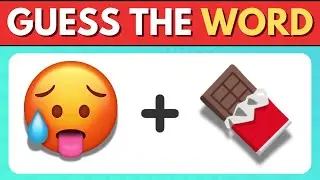 Guess the Word by Emoji | 🤔 Emoji Quiz Challenge 2024