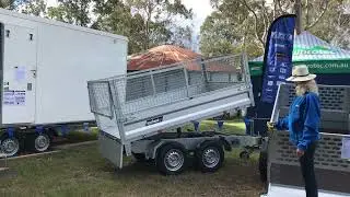 How to use electric tipping trailer