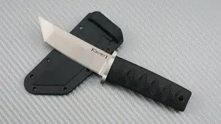 Мини нож Cold Steel "Kyoto I Tanto", клинок 8Cr13MoV, рукоять Kray-Ex (кратон), краткий видео обзор