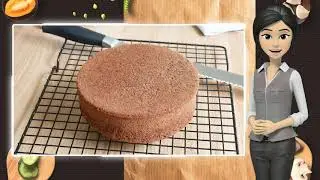 Шоколадный торт с бананами