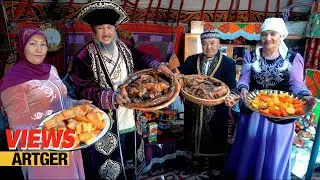 What Kazakh Nauryz Feast Is Like - Kazakh New Year! Village Life in Mongolia | Views