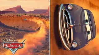 Doc Hudson Races Through Willys Butte | Pixar Cars