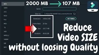 How To Reduce Video Size Without Losing Video Quality In Filmora X | Educationally Inclined 4u