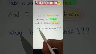 Find the number||Math fun||