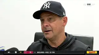 Aaron Boone discusses Yankees fielding, Aaron Judge and more