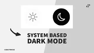 Javascript Dark/Light Mode based on User System Settings