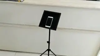 Pedestal para celular, tablet tipo bandeja, pra Igreja, banda e cantores