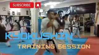 kyokushin karate training session #kyokushinway