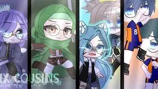 anime transition meme || gacha club || six Cousins