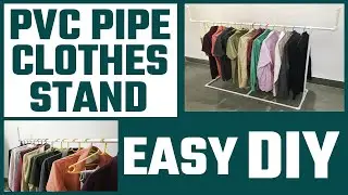 How to make Clothes Rack | PVC Pipe Clothes Rack DIY | PVC Wardrobe Rack | PVC Pipe Stand for Shirt🔥