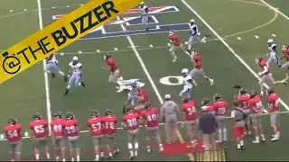 A female HS kicker absolutely laid out a kick returner with a big hit | @TheBuzzer | FOX SPORTS