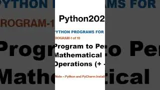 #pythonprogramming #python  #coding