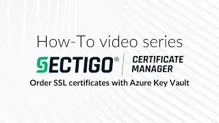 Order ssl certificates with Azure Key Vault