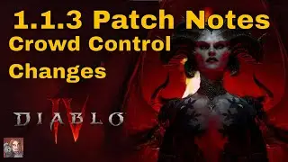 Diablo IV - Season 1 Patch 1.1.3 Notes (Crowd Control Spam Fixes)