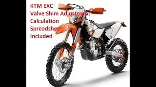 KTM EXC VALVE SHIM ADJUSTMENT