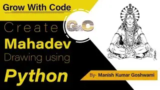 Be Prepared to Be Amazed by Drawing a Mahadev Image with Python Turtle!