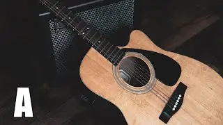 Effortless Acoustic Guitar Backing Track In A Major