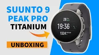 Suunto 9 Peak Pro Ttitanium Slate Unboxing (SS050809000)