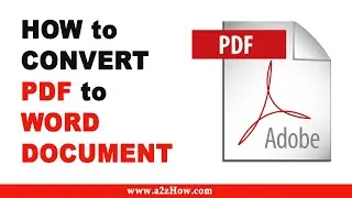 How to Convert PDF to Editable Word Document