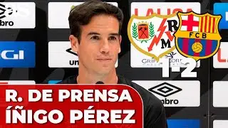 RAYO VALLECANO 1 - FC BARCELONA 2 | ÍÑIGO PÉREZ, RUEDA DE PRENSA completa HOY