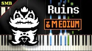 UNDERTALE - RUINS - Piano Tutorial