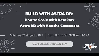 Build with Astra DB: How to scale with DataStax's Astra DB with Apache Cassandra